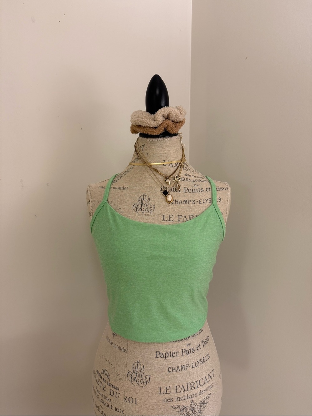 Savage X Fenty Light Green Cropped Tank